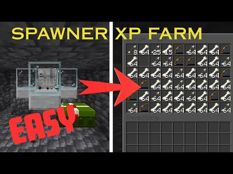 Easiest Spawner (Zombie-Skeleton) XP Farm In Minecraft 1.21+ | Java And Bedrock