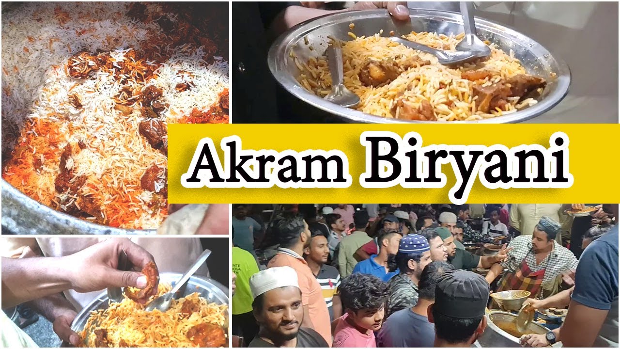 BIRYANI WALA वाला है YA SUPERSTAR | इत्नी ज़्यादा भीड़ | Akram Biryani ...