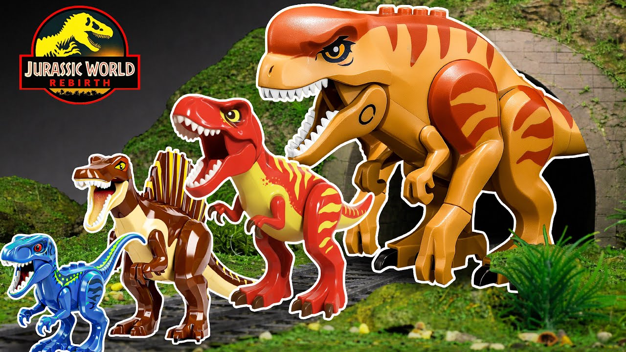 I Built EVERY Dinosaur from JURASSIC WORLD REBIRTH in LEGO! 🦖 BricksUP