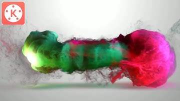 How to make colourful smoke text reval animation  intro in Kinemaster। Pixellab।।