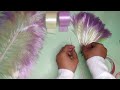 Diy  how to make rayung from satin ribbons  tutorial membuat rayung dari pita satin