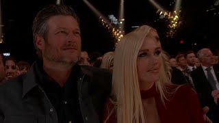 Blake Shelton and Gwen Stefani at the ACM Awards 2018