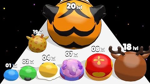 SLIME RUN EVOLUTION 3D - Level 1-40 (Animal Evolution Run) New Update, Max Level, All Gameplays