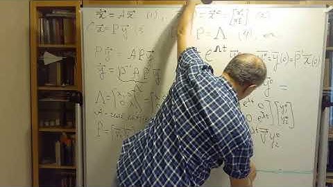 225 Lecture 35 Dynamical systems; Matrix Exponential the case of non-real eigenvalues