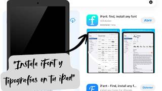 “Instala iFont y tipografías en tu iPad paso a paso”