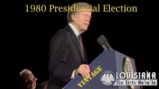 PRESIDENTIAL ELECTION: JIMMY CARTER AND RONALD REAGAN IN LOUISIANA | 10\/24\/80 | Vintage LSWI