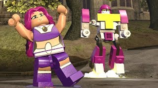 LEGO Dimensions - Starfire (Teen Titans Go!) Free Roam Gameplay + Titan Robot screenshot 5