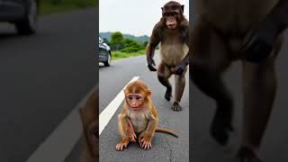 बन्दर अपने बच्चो को स्कुल ले जा रहे है#cartoon#shorts#story#video#animation