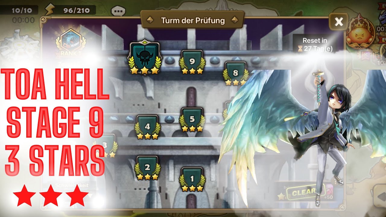 TOA Hell Stufe 9 (Artamiel) 3 Sterne // Juni 2022