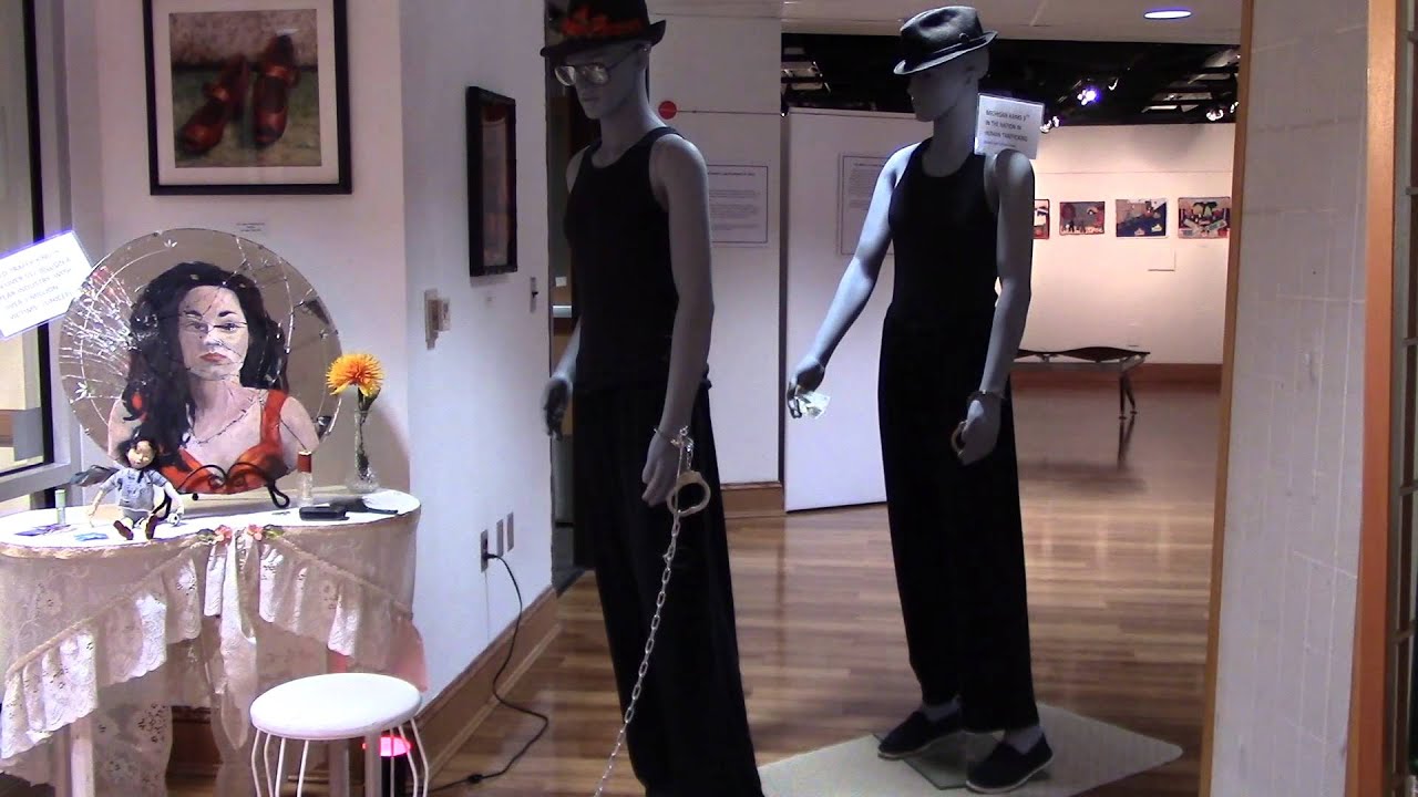 "Broken" exhibit at Residential College in the Arts and Humanities’ LookOut! Gallery