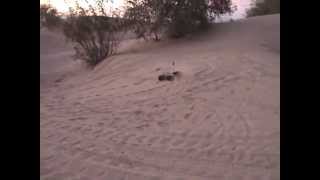 RC8TE Truggy in Glamis/ paddle test