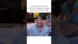 Logan Paul got emotional watching his daughter so happy around his best friend  ❤️‍🩹