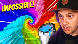 I Jumped The IMPOSSIBLE MINECRAFT DROPPER!