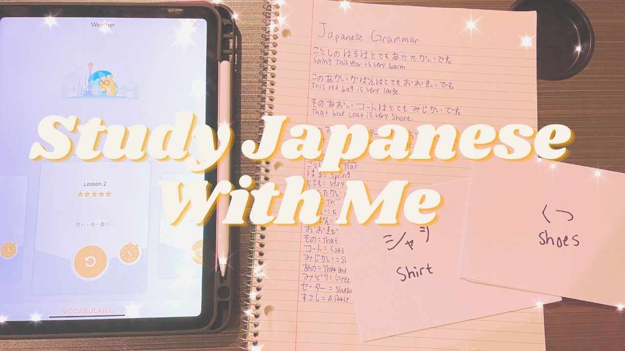 Study Japanese with me | How I self-study Japanese