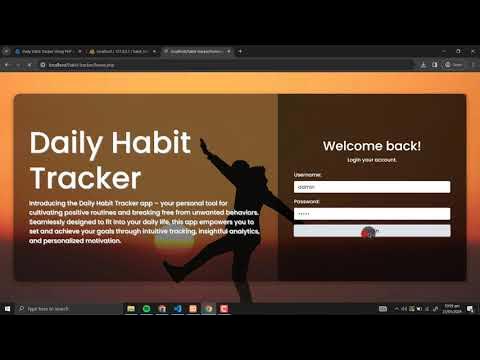 Daily Habit Tracker Using PHP and MySQL with Source Code - YouTube