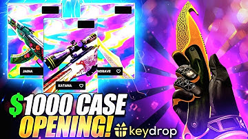 KEYDROP $1000 AMAZING CASE OPENING !! ?! | Keydrop Promo Code 2025 | Keydrop Case Opening