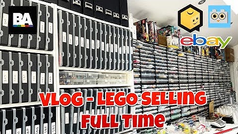 VLOG39 - Some Big Lego Orders on Bricklink & Brickowl, Typical week of a Full-Time Lego seller