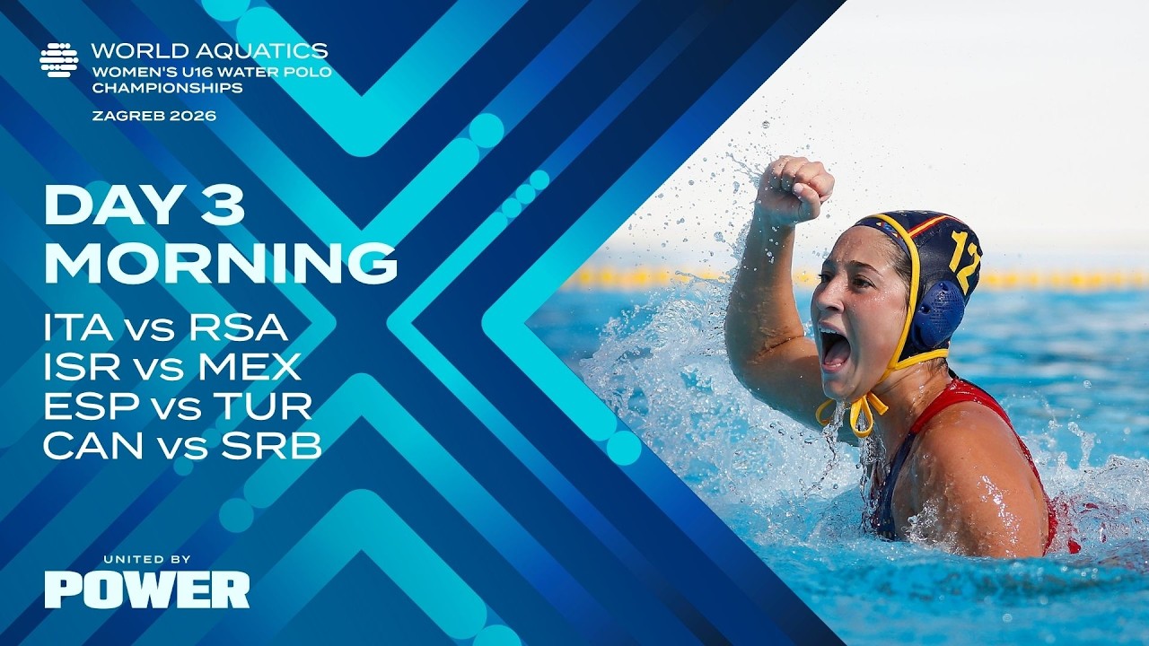 Morning Session | Day 3 | League | World Aquatics Women's U16 Water Polo Championships 2026