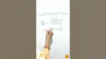 Differentiation of Implicit Functions ( S-41)  #shorts