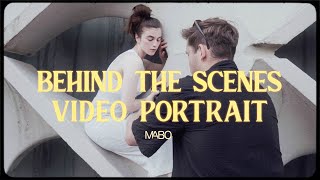 A BTS Video Portrait Shoot