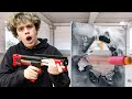 We test our Hardest Shooting Blaster out of our Nerf Collection.