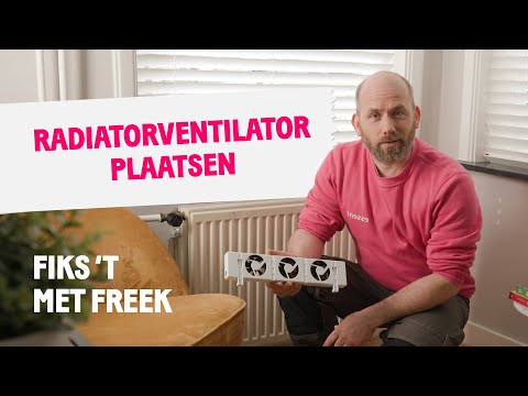 Radiatorventilator plaatsen doe
