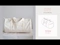 How to make a duffle bag  diy tutorial  pattern   tytka