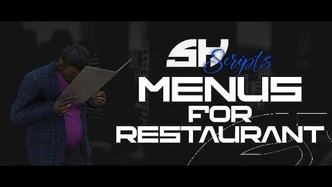 Menus for Restaurant - FiveM Scripts