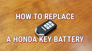 Honda Key Fob Battery Change - How To DIY Learning Tutorials
