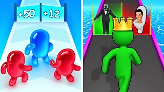 Giant Rush🤎Vs🤎 Join Blob Clash 3D | Walkthrough Max Gameplay BD7834 screenshot 4