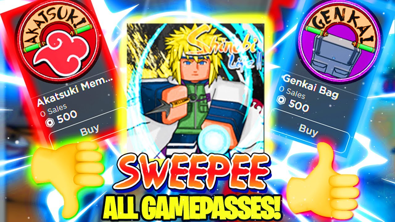 All Gamepasses Showcase In Shinobi Life 2 Are They Worth It Youtube - game pass roblox shinobi life