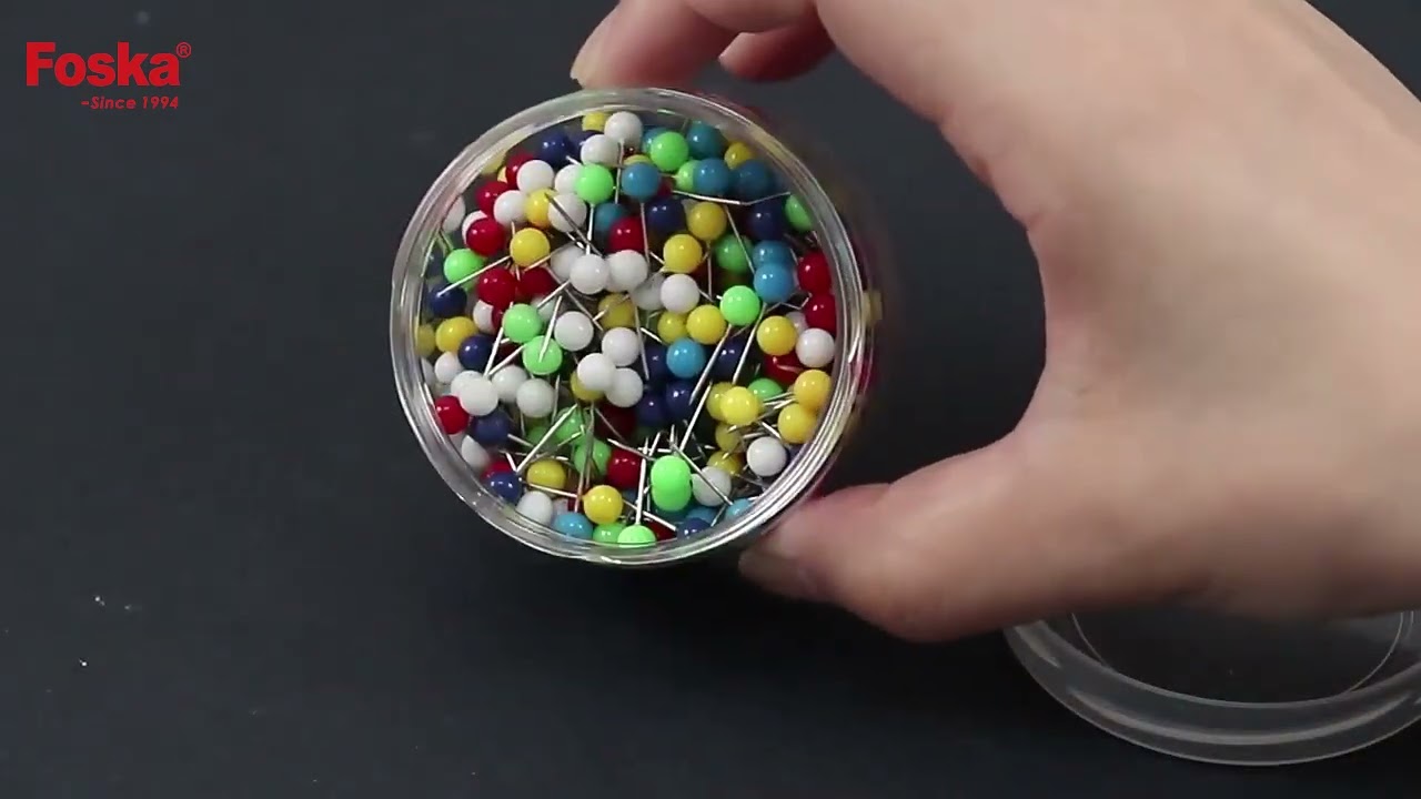 Foska 5mm Colorful Office Decorative Map Pins AS1006