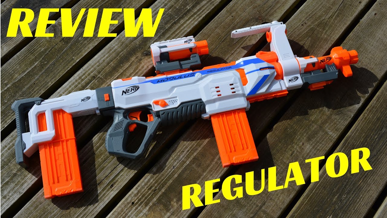 Nerf Modulus Regulator (Nerf's First Select Fire Blaster) - YouTube