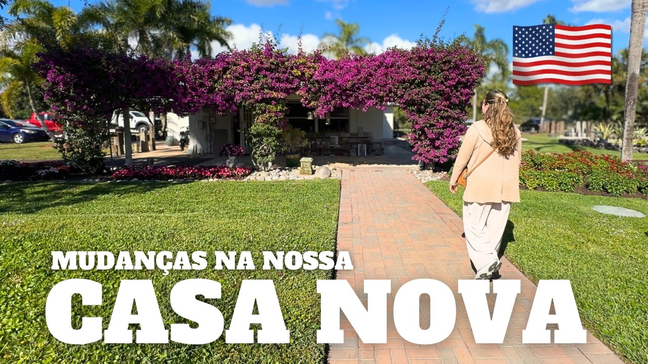 Mais mudanças na casa nova no interior da Flórida: plantas, ferramentas e comecei a transformação!