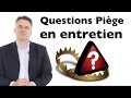 🏆 Questions pièges entretien d'embauche (Exemples)