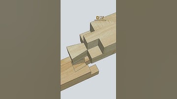 Mộng đuôi cá ghép thẳng #diy #mộc #đồgỗ #cafe #wood #nghemoc #noithat #kientruc #datwoodworking