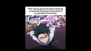 JJK VS Invincible meme #memes #jjk #relatable