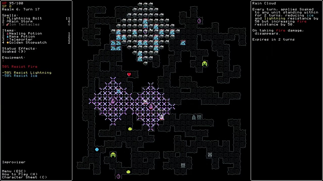 Rift Wizard 2: Improvisor run 16-26.