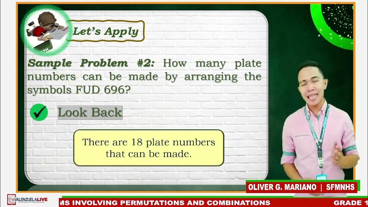 GRADE 10 MATH QUARTER 3 WEEK 5 SOLVING WORD PROBLEMS INVOLVING
