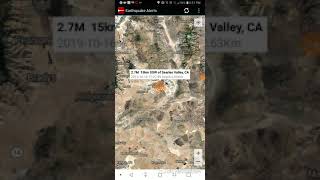 Searles valley, california earthquake october 16th, 2019