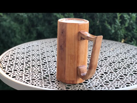 Video: Wie Erstelle Ich Einen Holzkrug