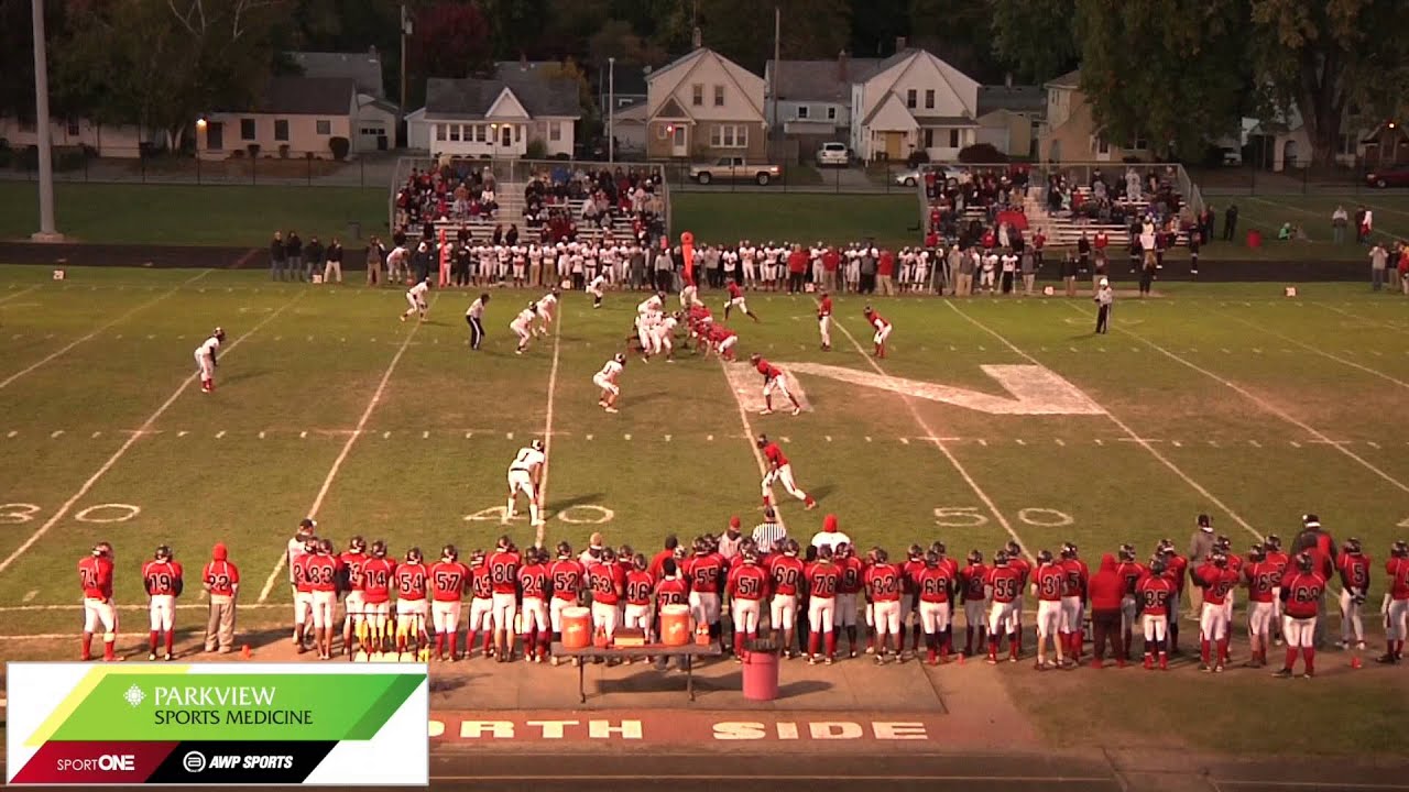 Bishop Luers 28 at North Side 14 | Football Broadcast 10-16-15 indiana high school athletic association football