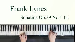 Frank Lynes  - Sonatina Op.39 No.1 1st (프랭크 라인스 소나티네)