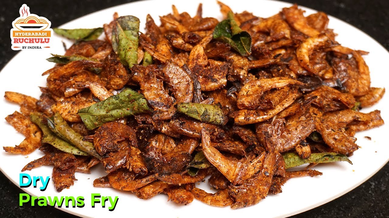 ఎండు రొయ్యల ఫ్రై crispy ఇలా చెయ్యండి 15 రోజుల వరకు వాడుకోవచ్చు | Endu Royyala Fry - Dry Prawns Fry | Hyderabadi Ruchulu