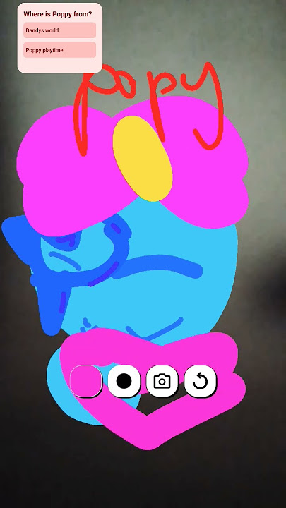 drawing poppy!
