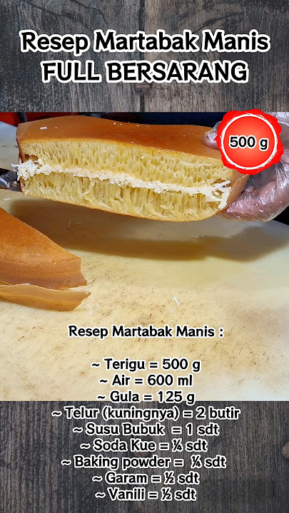 Resep Martabak Manis Full Bersarang