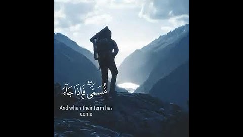 ﴿ولو يؤاخذ الله الناس بظلمهم ما ترك عليها من دابة ولكن يؤخرهم إلى أجل مسمى﴾ القارئ: إسلام صبحي