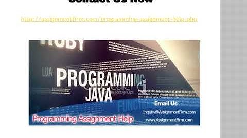 Programming Assignment Help ppt 13th jan