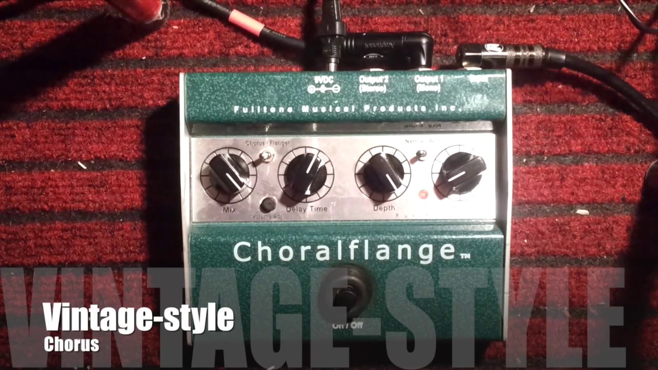 Fulltone Choralflange ギターエフェクター Fulltone Choralflange Pedal Used | Mass Street Music