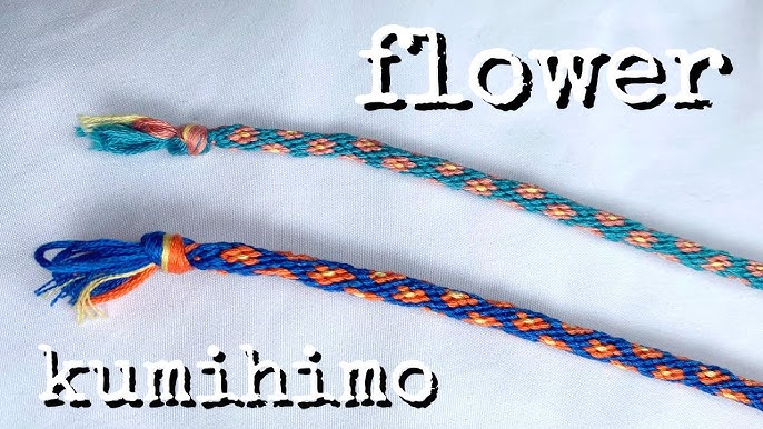 Making a Kumihimo cord with 16 yarns 